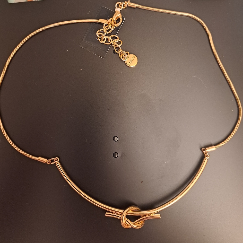 Alfani Gold Collar Knot Necklace